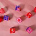 3 x 24 Pack Premium Valentine's Day Mini Cubes Set with Cards & Bags, 3x3x3 Puzzle Cubes (1.18 Inch) Heart-Themed Classroom Exchange Gifts, Valentines Gift, Bulk Party Favors, Goodie Bag Stuffers for Kids