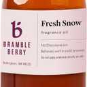 Bramble Berry Fresh Snow Fragrance Oil 2 oz | Clean Winter Scent for Soap Making, Lotion, Scrubs, Candles & Perfume | Skin Safe, Vegan, Paraben & Phthalate Free