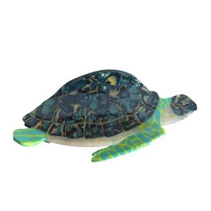 Novelty Green Sea Turtle Hair Clip,Acetate Hair Claw,Big Hair Clips for Women, 2 x 2 x 2 inches