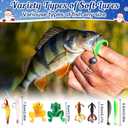 Arrowbash 2025 Advent Calendar Fishing Christmas Countdown, 24 Days Fishing Lures Bait Set Surprises, Gear Advent Calendar for Lovers Fisher Adult Men Teen