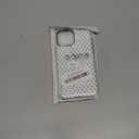 Longlayss Compatible with iPhone 13 Pro Max Case Cute Aesthetic Polka Dot Phone Case for Women Girl Shockproof Slim TPU and Hard PC Protective Cover (White)