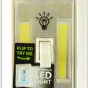 Super Bright LED Flip Switch Cordless Light, Battery Operated Emergency Night Light
2 Pack