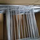 Tandefio 100 Pcs Yard Sign Stakes Metal 15"x10" H Frame Wire Yard Stakes Use with Corrugated Sign Metal Holder for Advertising Party Decorations Outdoor Lawn Garden Garage House