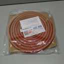 Flexible Quarter Round Molding,Peel and Stick Rubber Quarter Round Trim Molding Self Adhesive Edge Trim for Floor, Waterproof Bendable Molding Trim for Wall Edge Corner Countertop, Beige, 157Inch