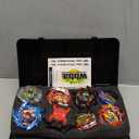 Battling Top Burst Launcher Game Set, 12 Spinning Tops Burst Gyros 3 Launchers with Storage Box Great Birthday Present for Boys Age 6 8 10+