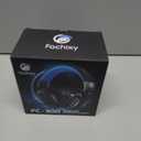 Fachixy Wireless Gaming Headset with Microphone for PC, PS5, PS4, Bluetooth Gaming Headphones - Fast Charge 50Hr Battery, Cool LED Lights for Switch, Laptop, Mobile, Mac 2.4GHz Gamer Headset