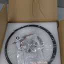 Crystal Ceiling Light Fixture, Modern Semi Flush Mount Ceiling Light,Crystal Chandelier for Kitchen Bedroom Bathroom Entryway Black (Bulb not Included)