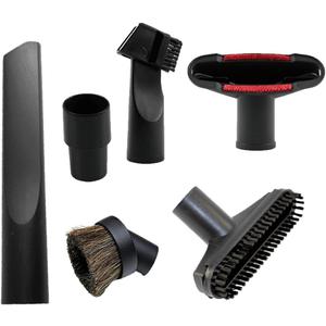 Vacuum Attachments Accessories Cleaning Kit Brush Nozzle Crevice Tool for 1 1/4 inch & 1 3/8 inch Standard Hose 6pcs