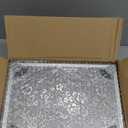 Frenessa Makeup Case Makeup Box Cosmetic Organizer Case Portable Make Up Travel Case Storage Box 4 Trays with Dividers Lockable Hard Train Case Nail Tech Supply Storag Silver Floral