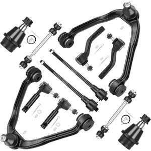 Front Upper Control Arm Suspension Kit Fit for 1999-2006 Chevy Silverado Sierra 1500 2000-2006 Suburban Yukon Tahoe 2002-2006 Avalanche Escalade with Ball Joint K80942 K80826-12 pcs