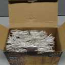 Twinkle Star 300 LED Window Fairy Curtain String Lights, 8 Modes Fairy Lights for Bedroom Wedding Party Home Garden Outdoor Indoor Wall Decorations, Warm White, 2 Pack