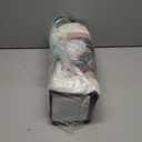 Beige White Pinch Pleated Linen Curtains 1 Panel for Living Room Bedroom Memory Training Shaped Semi Sheer Pleat Drapes with Hooks Rings Light Filtering Window Curtain 60x108