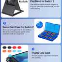 Switch 2 Accessories, [Charge Inside]Case Bundle for Nintendo Switch 2 2025 Console, FYOUNG 23 IN 1 Kit:Carrying Case,Controller Charger,Protective Shell,Grip for Joycon,Steering Wheel for Mario Kart