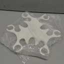 Under Cabinet Wine Glass Holder, 360 Infinitely Rotating Wine Glass Holder, No Drilling Wine Glass Rack for Kitchen, Dining and Bar (White) 