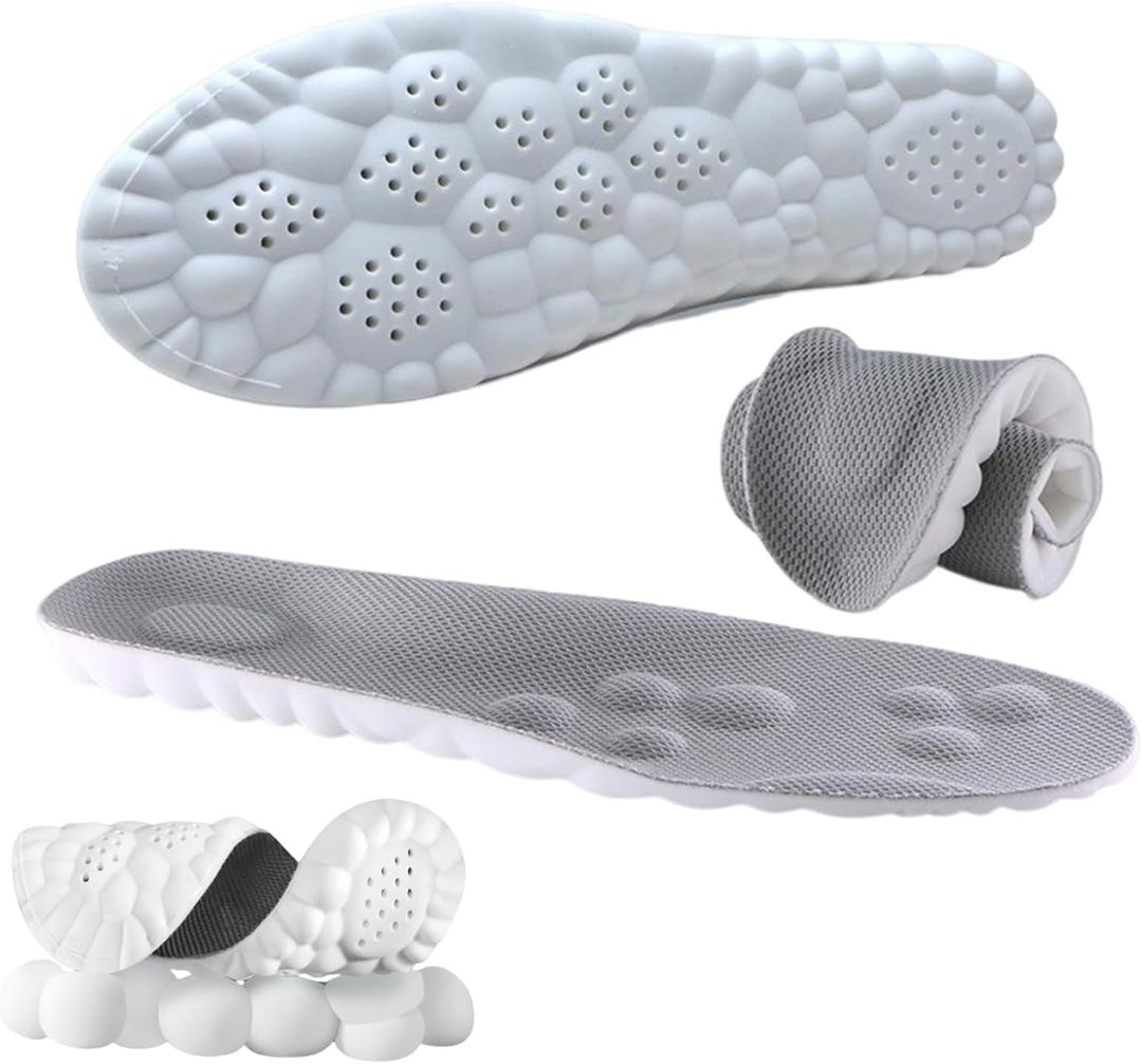 Cloud Insole, Ultra Comfort Insoles, Orthopedic Insoles for Women & Men - Plantar Fasciitis Insoles - Sports Shoe Insoles, Anti Fatigue, Shock Absorption, Foot Pain Relief (Gray, Men: US 11) Cloud Insole, Ultra Comfort Insoles, Orthopedic Insoles for Women & Men - Plantar Fasciitis Insoles - Sports Shoe Insoles, Anti Fatigue, Shock Absorption, Foot Pain Relief (Gray, Men: US 11)