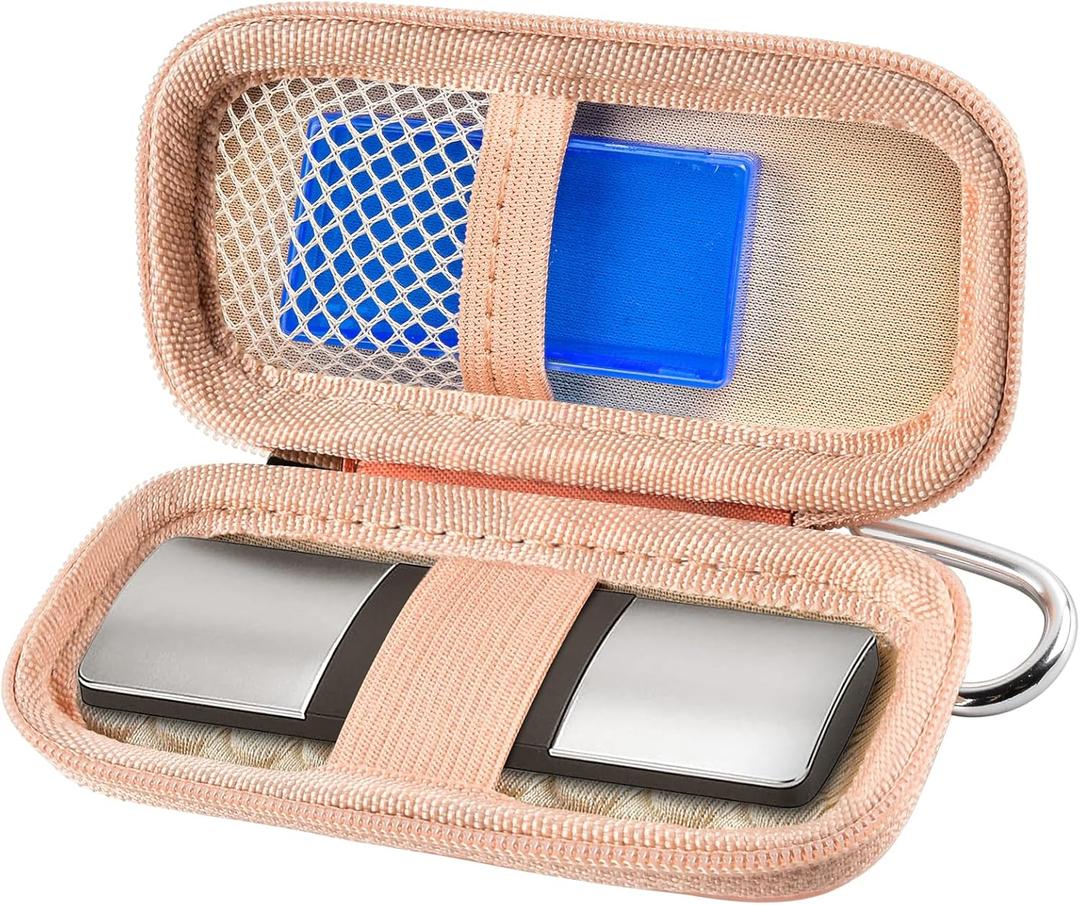 Heart Monitor Case Compatible with AliveCor Kardia Mobile ECG/for KardiaMobile 6L for Apple and Android Device - CASE ONLY (Pink)