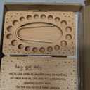 Tooth Fairy Keepsake Box for Girls & Boys, Tooth Fairy Box for 20 Baby Teeth, Wooden Tooth Storage & Saver Box for Lost Teeth, Tooth Fairy Gifts for Birthday (Natural Beech)