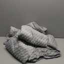 Puncuntex Grey Throw Blanket 108"×90" inches Fuzzy 3D Jacquard Decorative Flannel Fleece Super Soft Plush Cozy Blanket for Couch Sofa Chair Lightweight