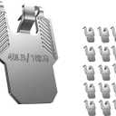 New 20pcs 40 lb Drywall Picture Hangers Claw, Heavy Duty Damage Free Wall Picture Hanging Hooks, Picture Frame Hooks Kit for Room Office Decor