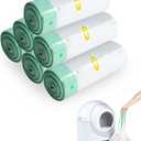 ANWA 120 Count Cat Litter Box Liners for Automatic Cat Litter Box and Litter Box Robot 4/5, Heavy-Duty, Extra Thick, Economy Bulk Pack