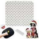 Puppy Pads with Pheromones, Washable Puppy Pee Pads for Dogs Reusable Puppy Pads for Dogs and Cats(with Pet Hair Removal Gloves) (X-Small)