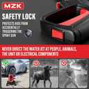 MZK Pressure Washer with 4 Quick-Connect Nozzles, Foam Cannon for Easy Replacement, High-Pressure Cleaning of Cars, Fences, Driveways