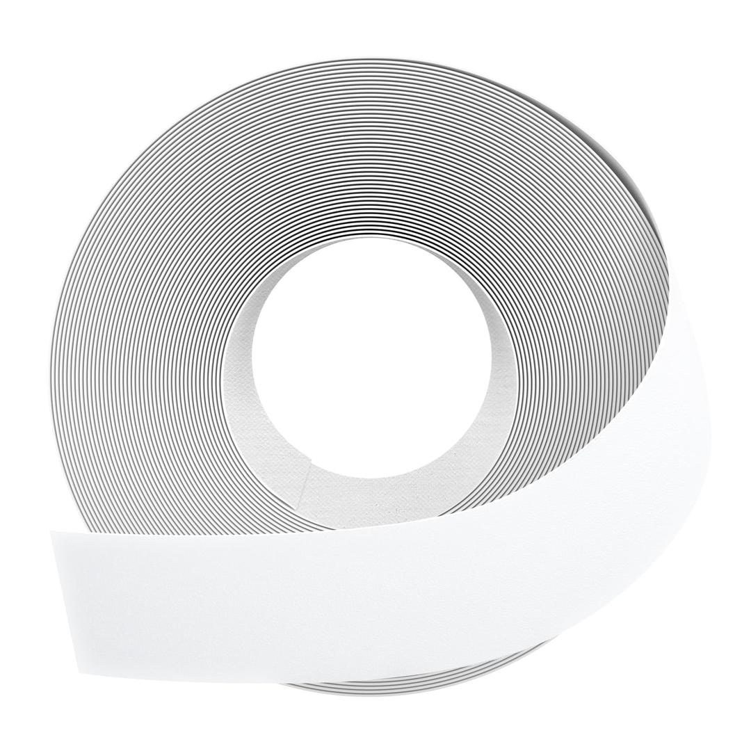 GSCIT Club White Melamine Edge Banding, 1 1/2 inch x 25ft Edge Banding with Hot Melt Adhesive Pre-glued Cabinet Edge Banding Flexible White Veneer Edging for Plywood