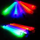 LED Glow Sticks Mini Flashlights Reusable with 1 Modes, 10-packs Assorted Colors Light Up Toys Bulk Party Favors Perfect for Concert, Birthday Party, Festivals Decoration Wedding
