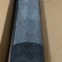 DOMUSTEX Machine Washable Kitchen Rug 24" x 96", Non Slip Kitchen Mat for Floor, Absorbent Entrance Runner Rug for Bedroom, Hallway, Bathroom, Door (Roll Packing) (Charcoal)