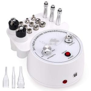 3 IN 1 Microdermabrasion Machine, Beauty Star Professional Diamond Dermabrasion Facial Devices at Home (White)