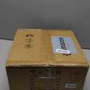 Semi Flush Mount Ceiling Light, Smoky Gray Glass Ceiling Light Fixture, 3-Bulb Modern Black Close to Ceiling Light, Vintage Glass Ceiling Lights for Bedroom Kitchen Living Room, Bulb Not Included (11.8 inch)