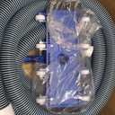 Pool Vacuum Kit Swimming Pool Vacuum Head with 1-1/2" x 30 ft Hoses Flexible Head with Wheels and 14 '' Cleaning Brush for Inground Swimming Supplies (with Bristles)