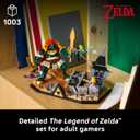 LEGO The Legend of Zelda: Ocarina of Time – The Final Battle - Building Set for Adults, Ages 18+ - Nintendo Collectible with Link & Zelda Minifigures - Bedroom or Game Room Decor - 77093