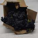 Unittype Silk Hydrangea Artificial Flowers Heads with Stems Faux Hydrangea Flowers for Wedding Centerpieces Bouquets DIY Floral Decorations for Home Indoor(Black, 100 Pieces)