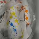 BBTO 1800 Pcs Star Events Wristbands Colored Paper Wristbands for Events Waterproof Neon Party Event Bracelets Hand Bands Colorful Arm Bands for Party Wedding Festival