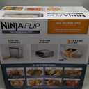 Ninja Flip Toaster Oven&Air Fryer, 8-in-1 Functionality, Flip Up&Away Capability for Storage Space, LargeCapacity, Air Fry Basket, SheetPan, Wire Rack&Removable Crumb Tray, Stainless,1800 watts, SP151