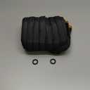 Garden Hose 50ft, Non-Expanding, Lightweight, Leak-Proof Metal interface, No-Knots, Portable, Wear-Resistant, Sturdy, Flexible, 3/4GHT, Water Hose for Yard, Garden (Black)