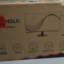 SANSUI Curved Monitor 24 inch 100Hz USB Type-C Computer Monitor with Built-in Speakers- MPRT 1ms,Adaptive Sync,HDR,1500R,VESA 75x75mm Compatible, for Home and Office(ES-24C1)