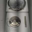 Deco Brothers Makeup Mirrors with Stand, 8 Inch Double Sided with 7X Magnification, Nickel