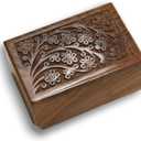 Pet Ashes Box - Wooden Pet urn - Cremation urn Box - Small wooden urn - Pet Burial box for cat ashes - dog urn - Wood Urn for Human Ashes
