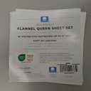 Great Bay Home Flannel Sheet Set Queen Size - 100% Turkish Cotton, Double-Brushed, Lodge-Printed Bed Sheets - Ultra-Soft, Cozy, 4-Piece Rustic Bedding Set (Checkered Moose)