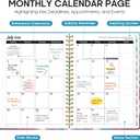 Taja Planner 2026-2027, Jul 2026-Jun 2027 Monthly & Weekly Calendar Planner
