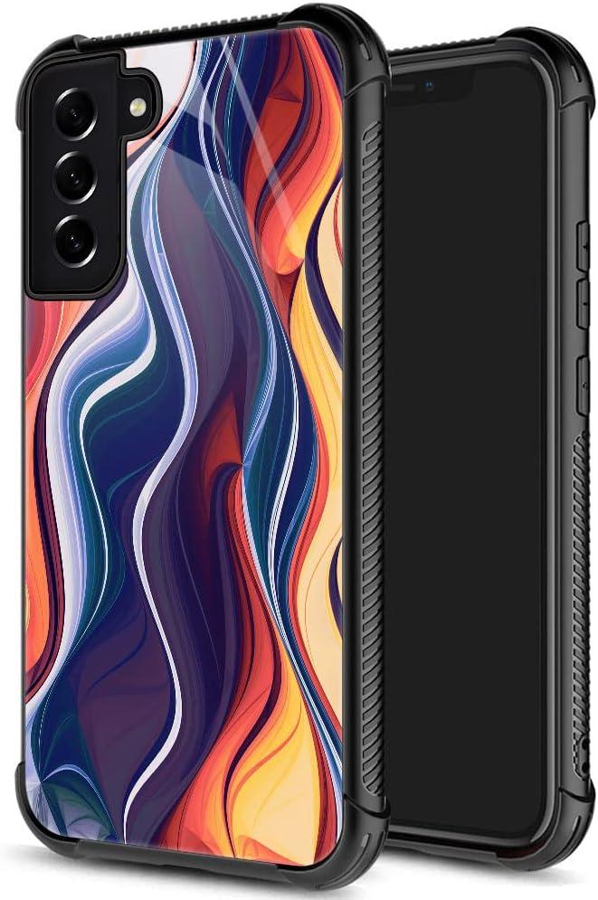 for Samsung Galaxy S21 FE Case, Military-Grade Protection, All-Around Shockproof Corners, Anti-Scratch Phone Case for Samsung Galaxy S21 FE - Color Ripple (S21 FE(6.4-inch))