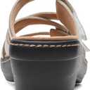 Clarks Women's Merliah Coral Heeled Sandal (9 Narrow, White)