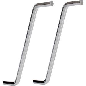 2 Pack Garbage Disposal Wrench Allen Wrench Tool Compatible with InSinkErator Garbage Disposals, Used for Unjam Kitchen Sink (Silver)