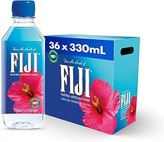 FIJI Natural Artesian Bottled Water 330 mL / 11.15 Fl Ounce (Pack of 36), BB Date: 9/26/2023