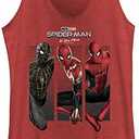 Marvel Women's Spider-Man No Way Home 3 Spidey Panel Poster Tri Blend Tank, XS