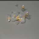 Patelai 8 Pieces Frosted Glass Dropper Bottles Essential Oil Bottles with Eye Dropper and Bamboo Lids Perfume Sample Essence Liquid Cosmetic Containers and 2 Pieces Funnel(5 ml/ 0.2 oz)