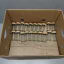 Spice Jars with Label, 20pcs 4 oz Glass Jars with Bamboo Airtight Lids, 200 Printed Spice Labels Waterproof Stickers for Seasoning Containers