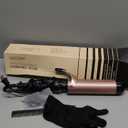 Large Curling Iron 2 Inch, Ceramic Long Barrel Hair Curling Wand, Hair Styling Tool, Dual Voltage, LCD Display, Black